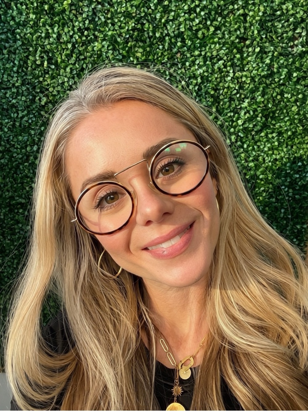 Round Metal Frame Eyeglasses in Brown - Women Accessories - Lafont Colette